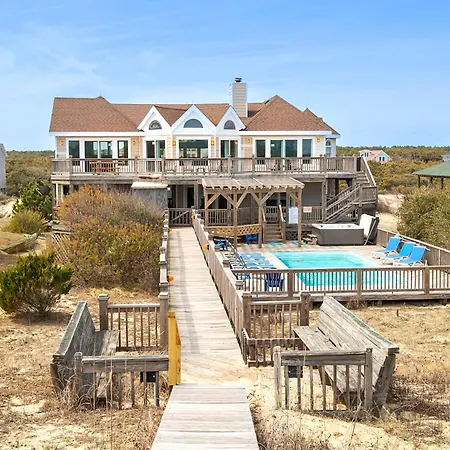 Oceanfront, Wild Horses, Private Pool, Hot Tub-4X2275, Over At Carova
